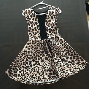 Leopard print Skater dress